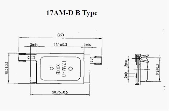 17AM-D+PTC 250V 8A 125V 10A Bewegungsgenehmigte thermisches Schutz 50-170℃ Vde UL-kc